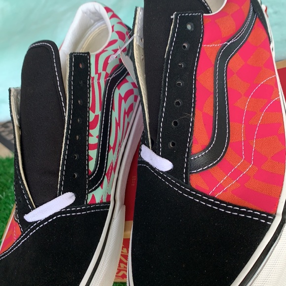 VANS OLD SKOOL TWIST WRAP CHECKER BLACK/CABARET MN - Picture 9 of 16